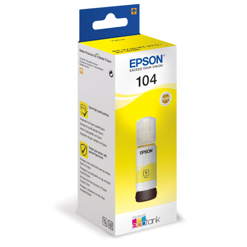 EPSON 104 FLACONE ECOTANK 65 ML GIALLO